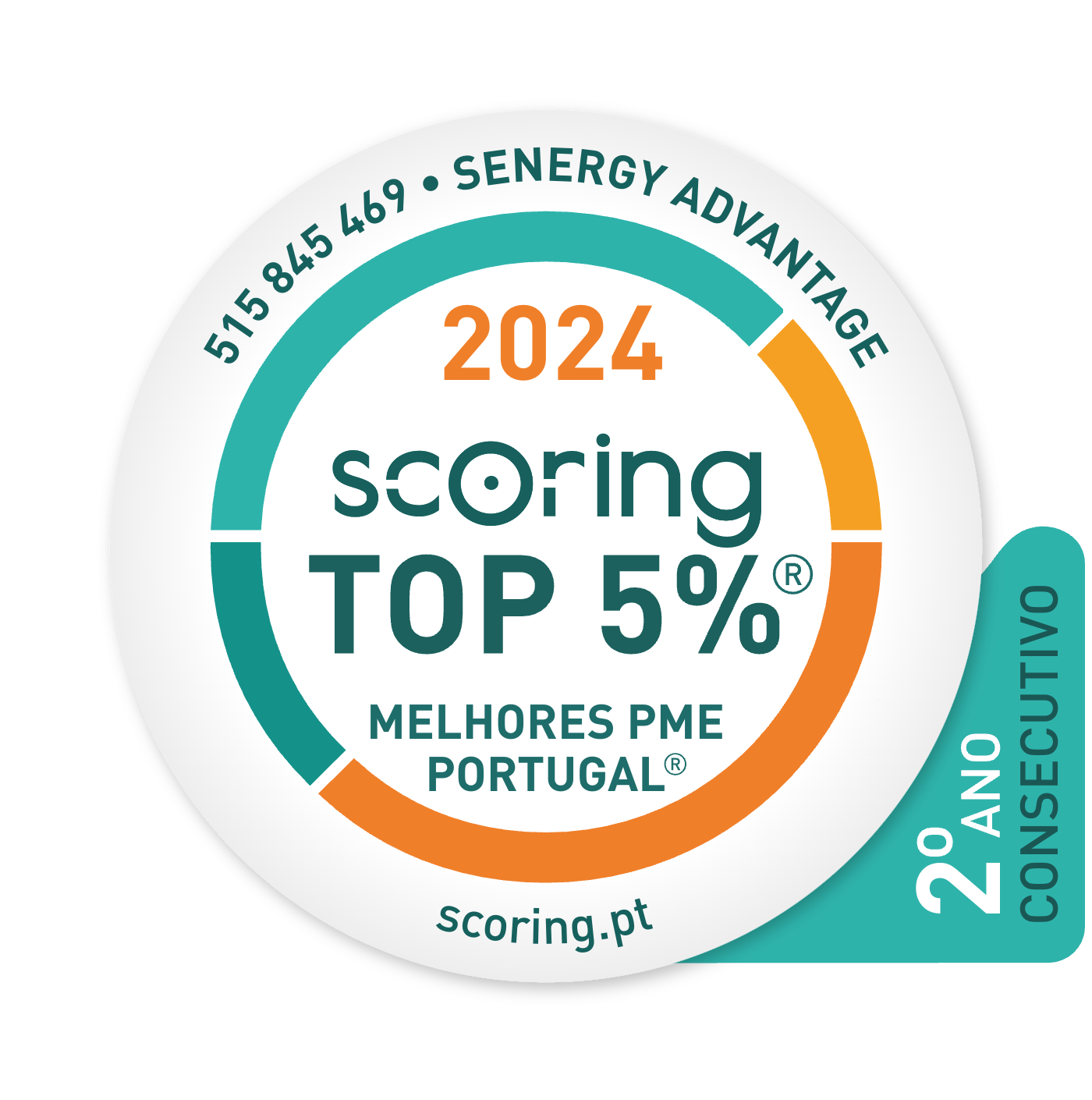 Selo SCORING de empresa certificada